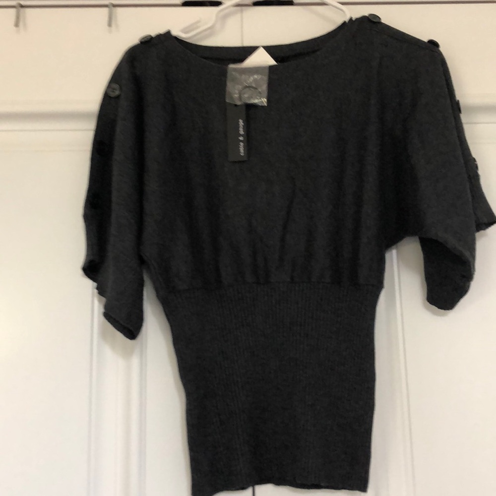 Gray sweater